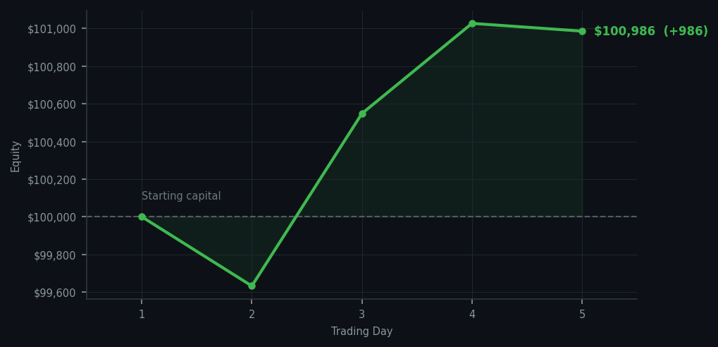 Equity curve