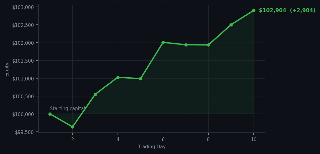 Equity curve