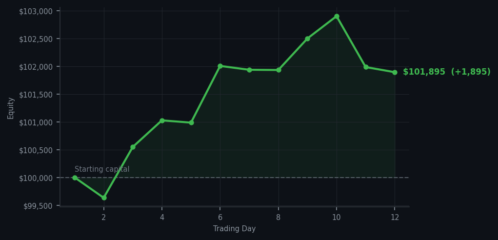 Equity curve