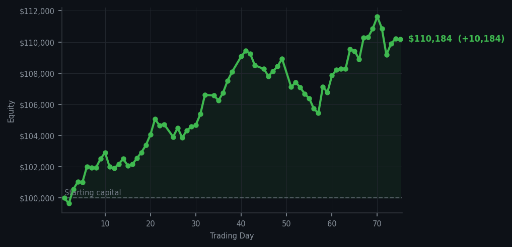 Equity curve